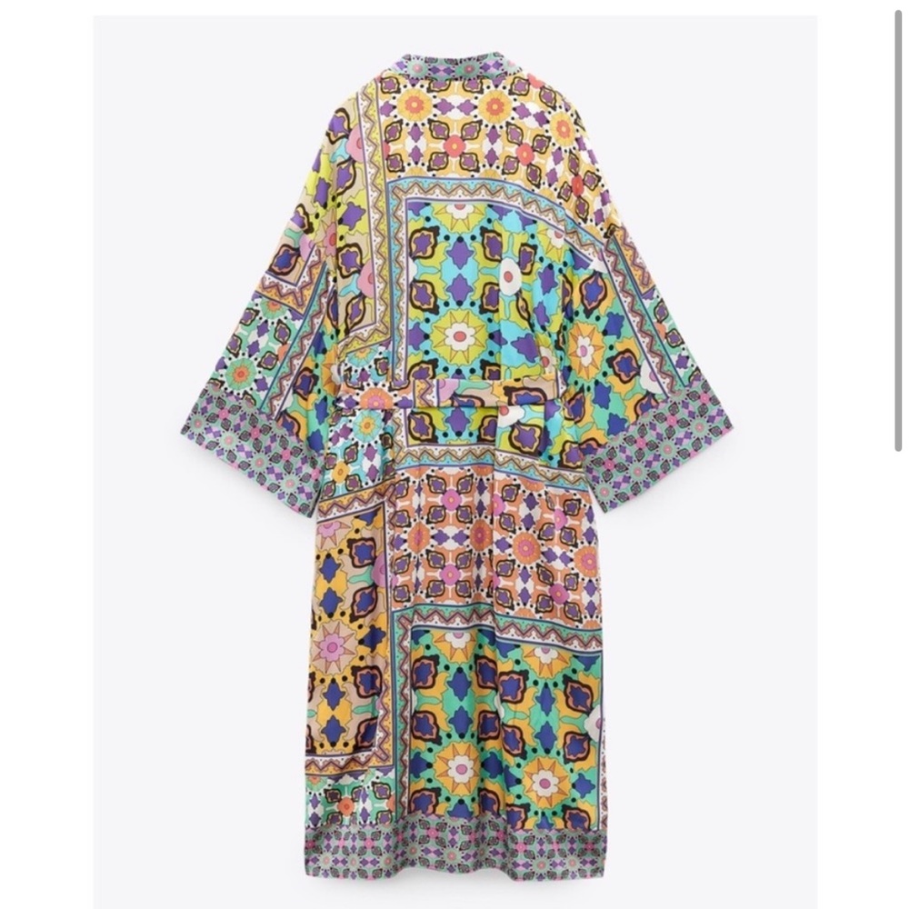 NWT - Zara Printed Kimono - XS/S - Blogger Fave - Picture 11 of 11